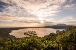 Laguna view in Nicaragua.